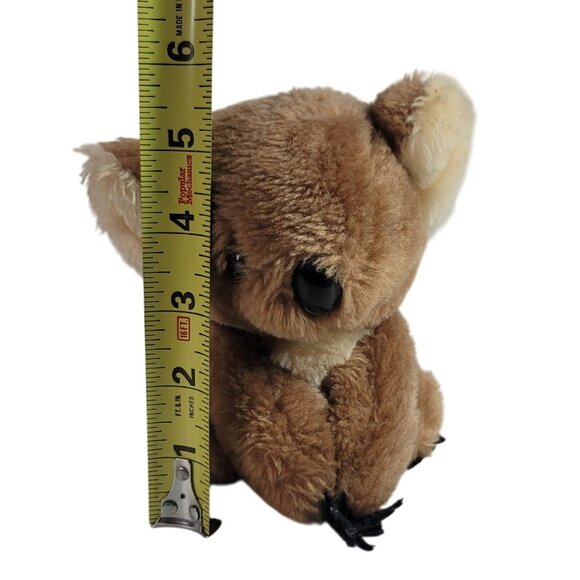 Dakin Koala Bear Plush Brown 5.5" Realisitc Sitting Stuffed Animal 1978 Vintage - Picture 10 of 10